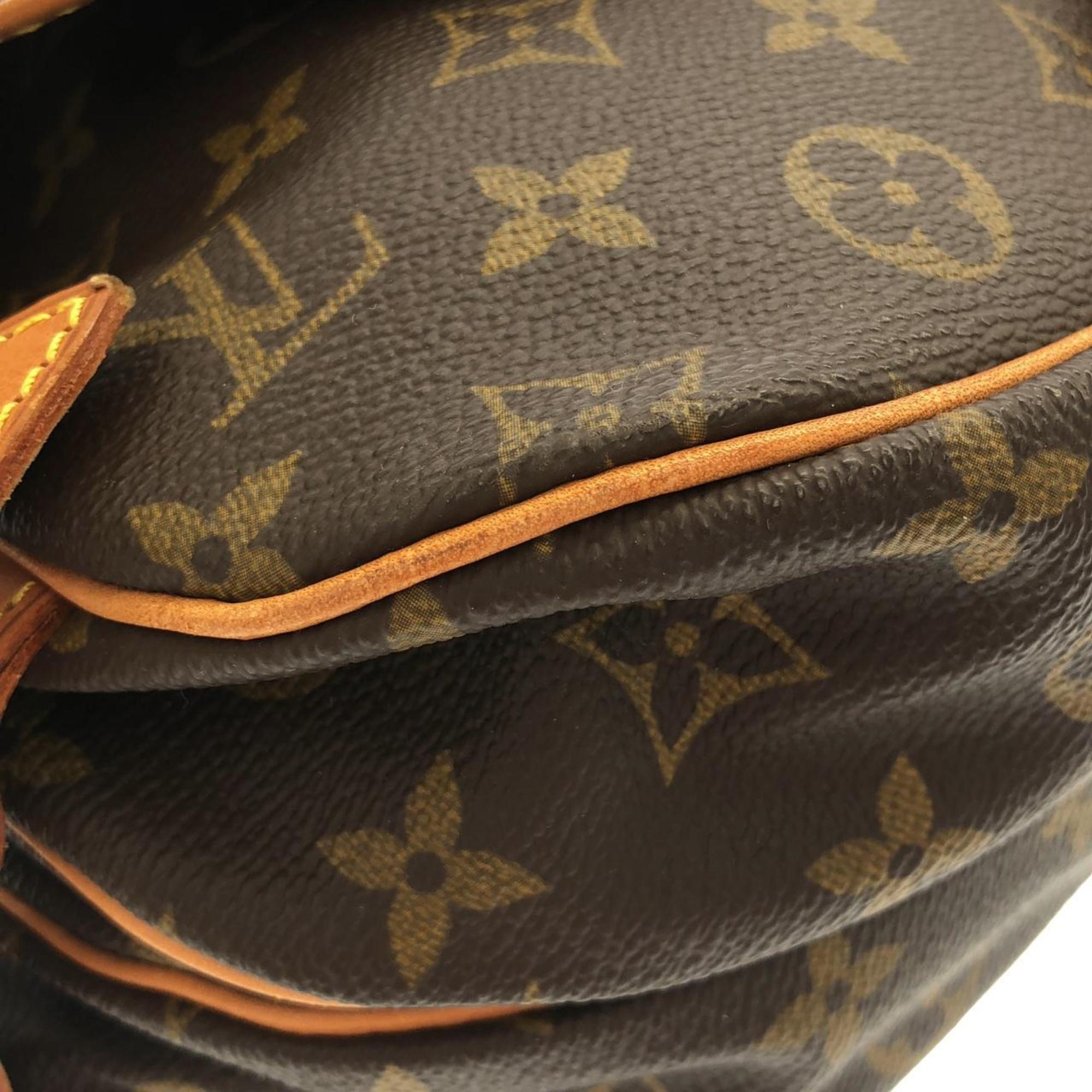 Louis Vuitton Marron Coated Canvas Shoulder Bag