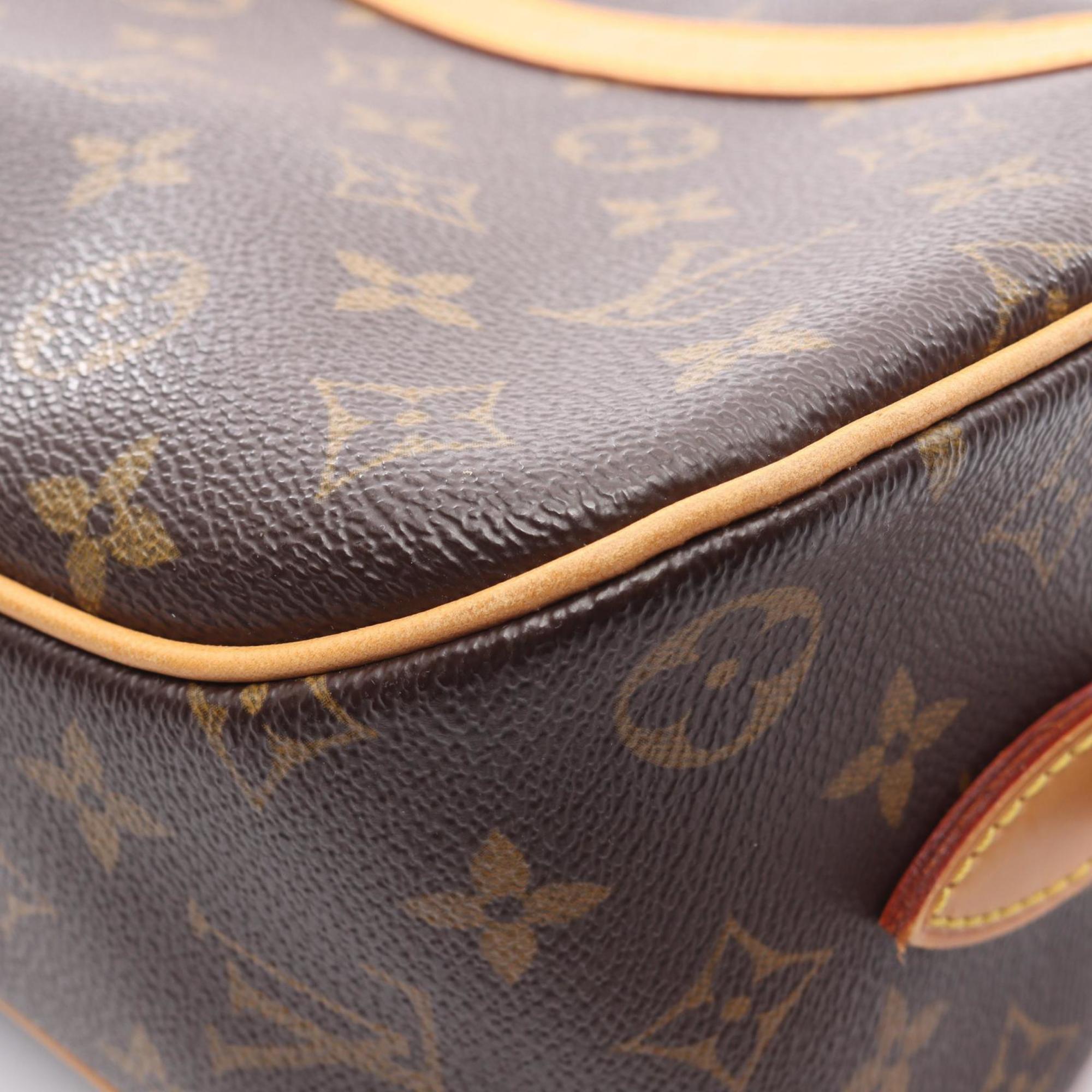 Louis Vuitton Brown Coated Canvas Monogram Pvc Leather Shoulder Bag