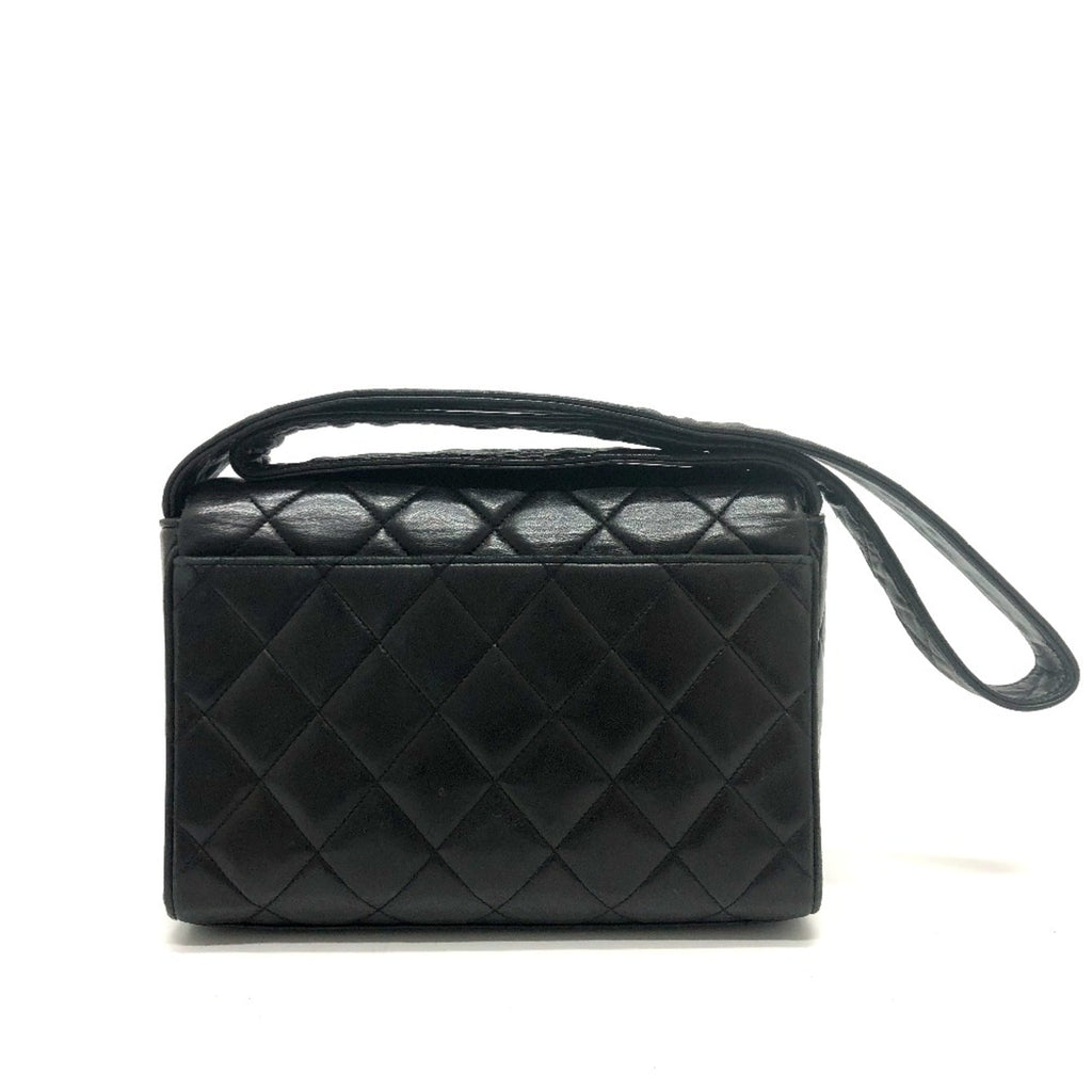 Chanel Black Leather Shoulder Bag