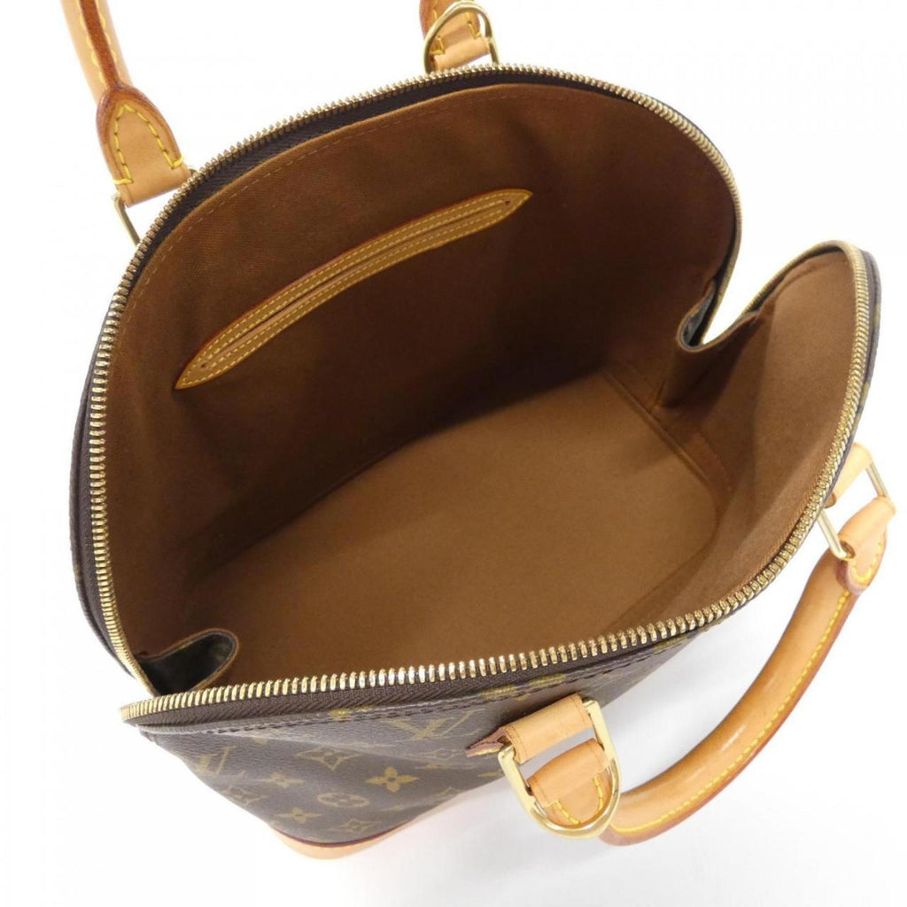 Louis Vuitton Marron Coated Canvas Handbag