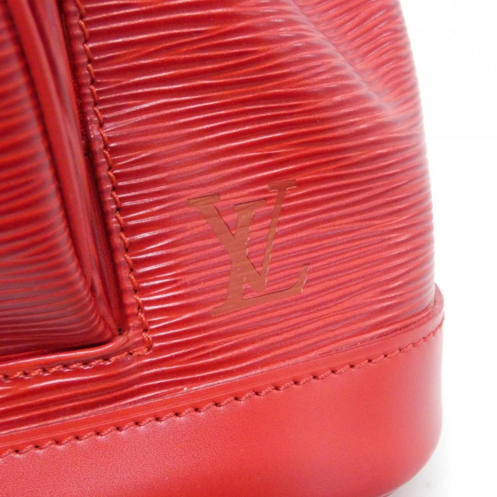 Louis Vuitton Red Color Leather Backpack