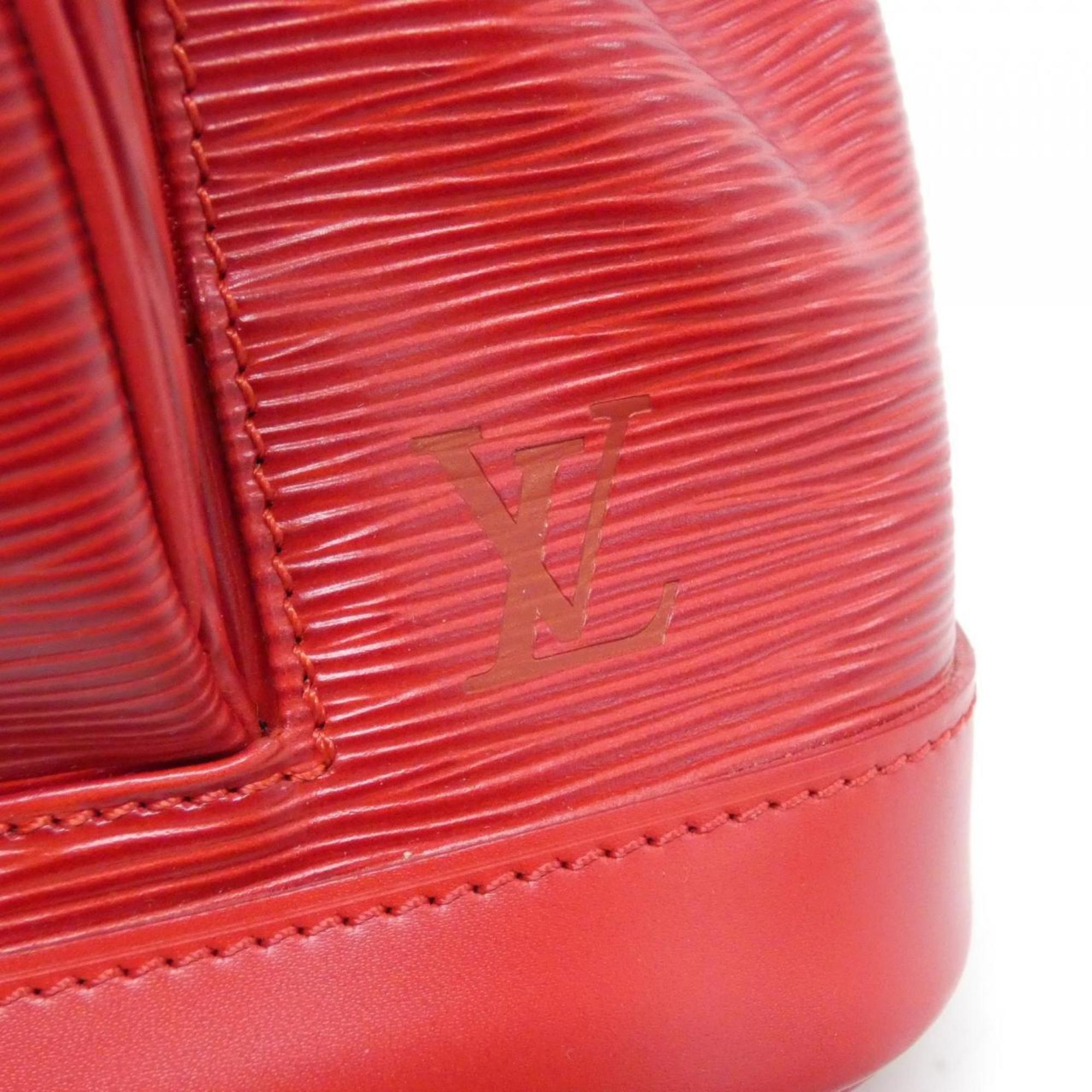 Louis Vuitton Red Color Leather Backpack