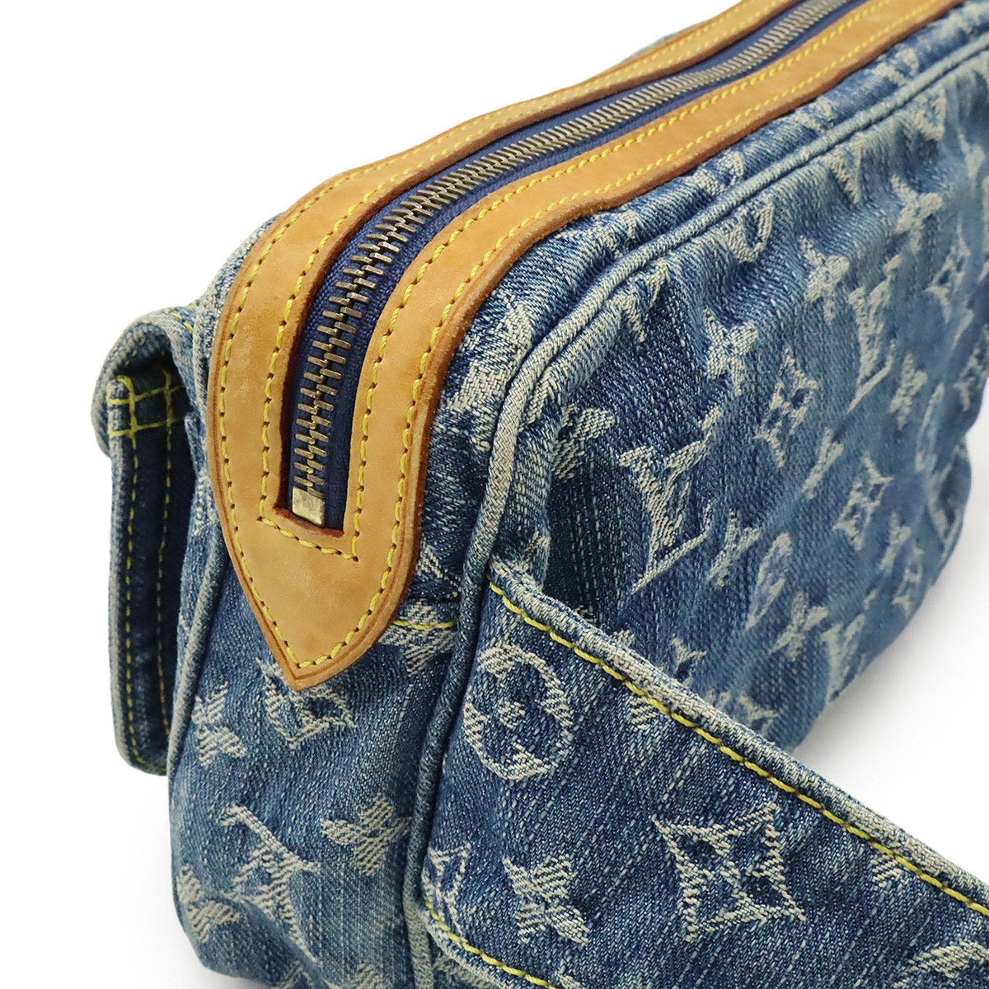 Louis Vuitton Blue Monogram Denim Fanny Pack Sling Bag