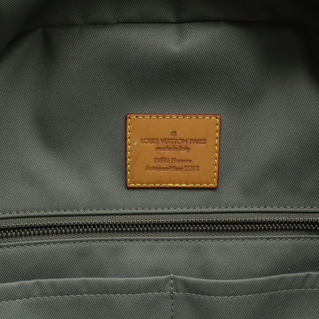Louis Vuitton Gray Canvas Backpack
