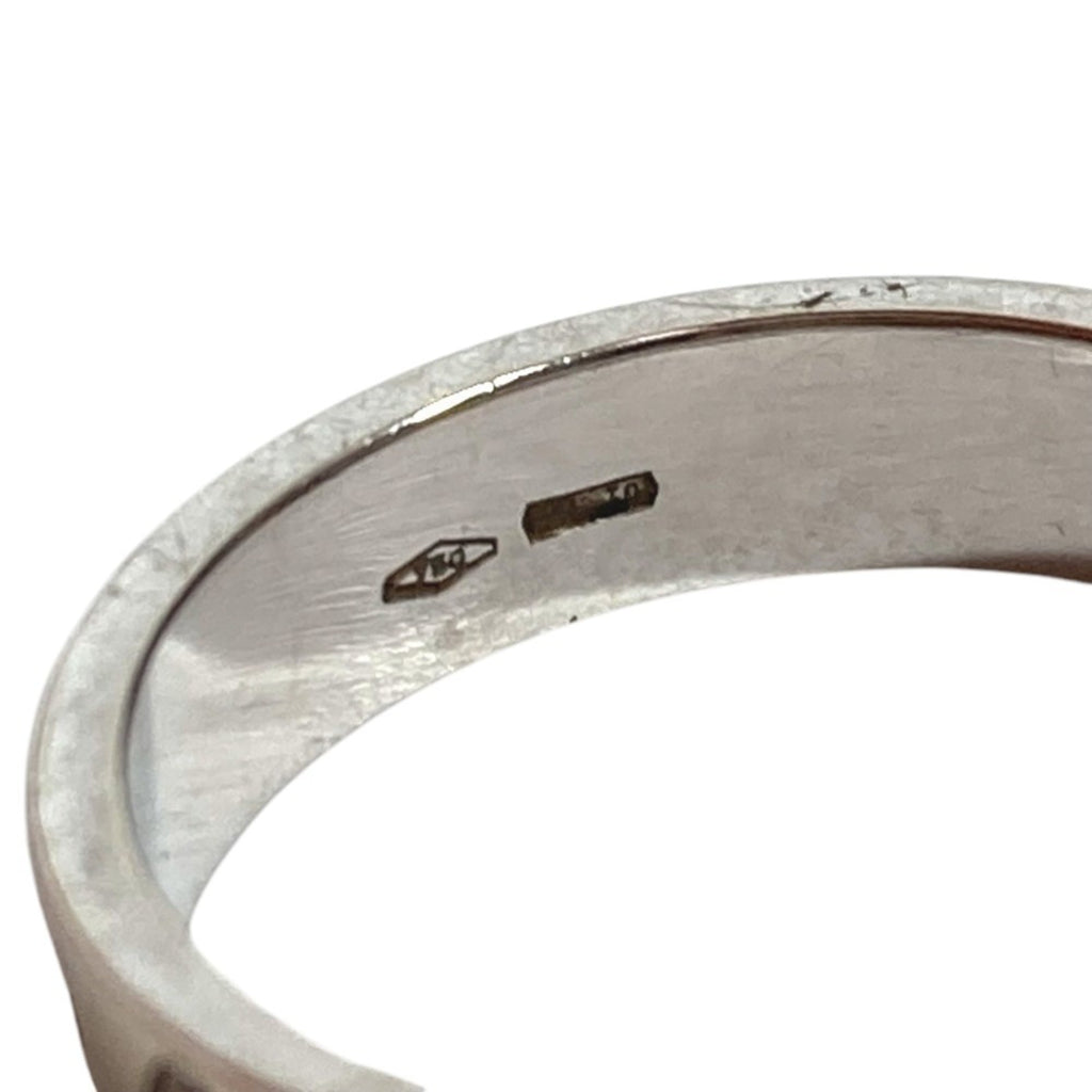 Gucci Silver White Gold (18K) Band Ring (Pre-Owned)