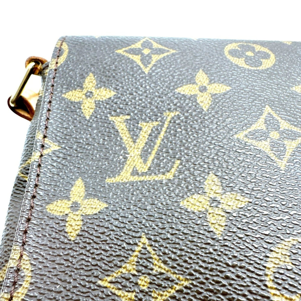 Louis Vuitton Brown Monogram Canvas Shoulder Bag