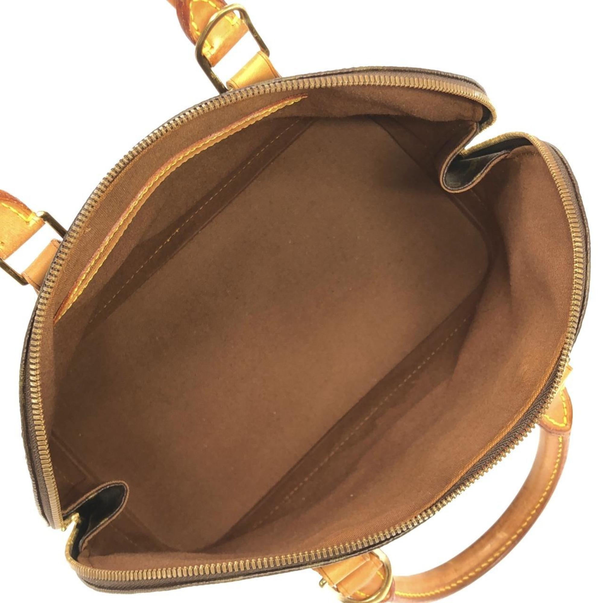 Louis Vuitton Marron Coated Canvas Handbag