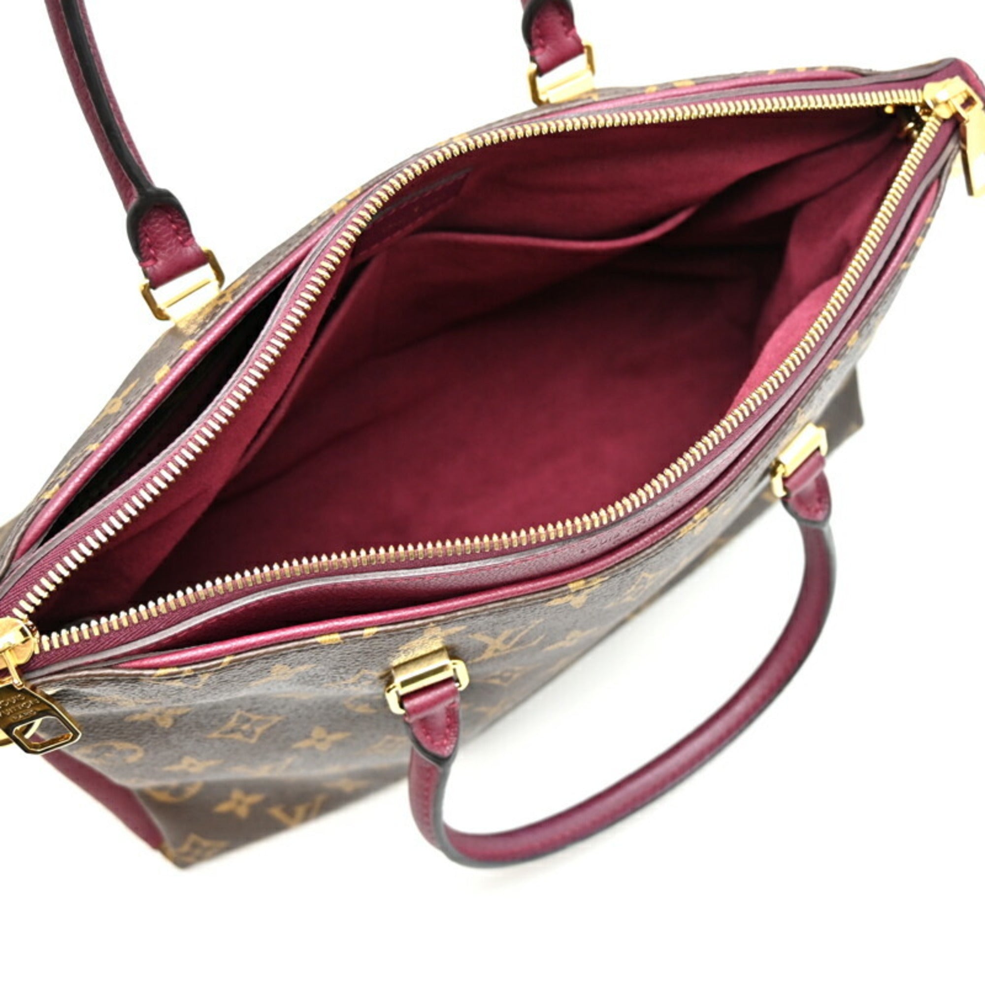 Louis Vuitton Monogram Brown Galle Monogram Purple Monogram Handbag