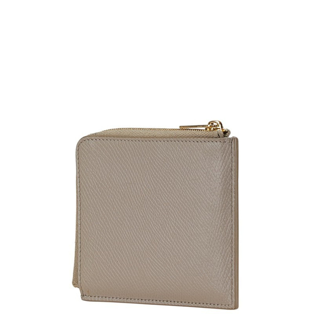 Celine Gray Leather Coin Purse/Coin Case