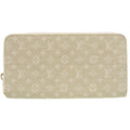Louis Vuitton Beige Monogram Mini Long Wallet