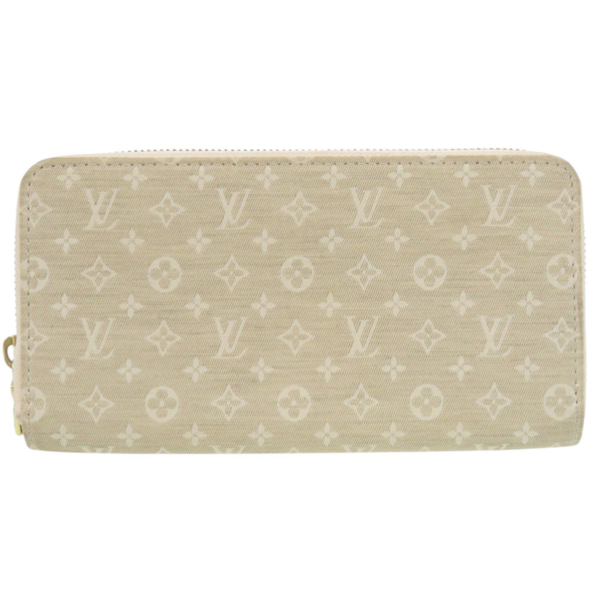 Louis Vuitton Beige Monogram Mini Long Wallet