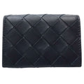 Bottega Veneta Intrecciato Navy Yellow Intrecciato Wallet (Tri-Fold)