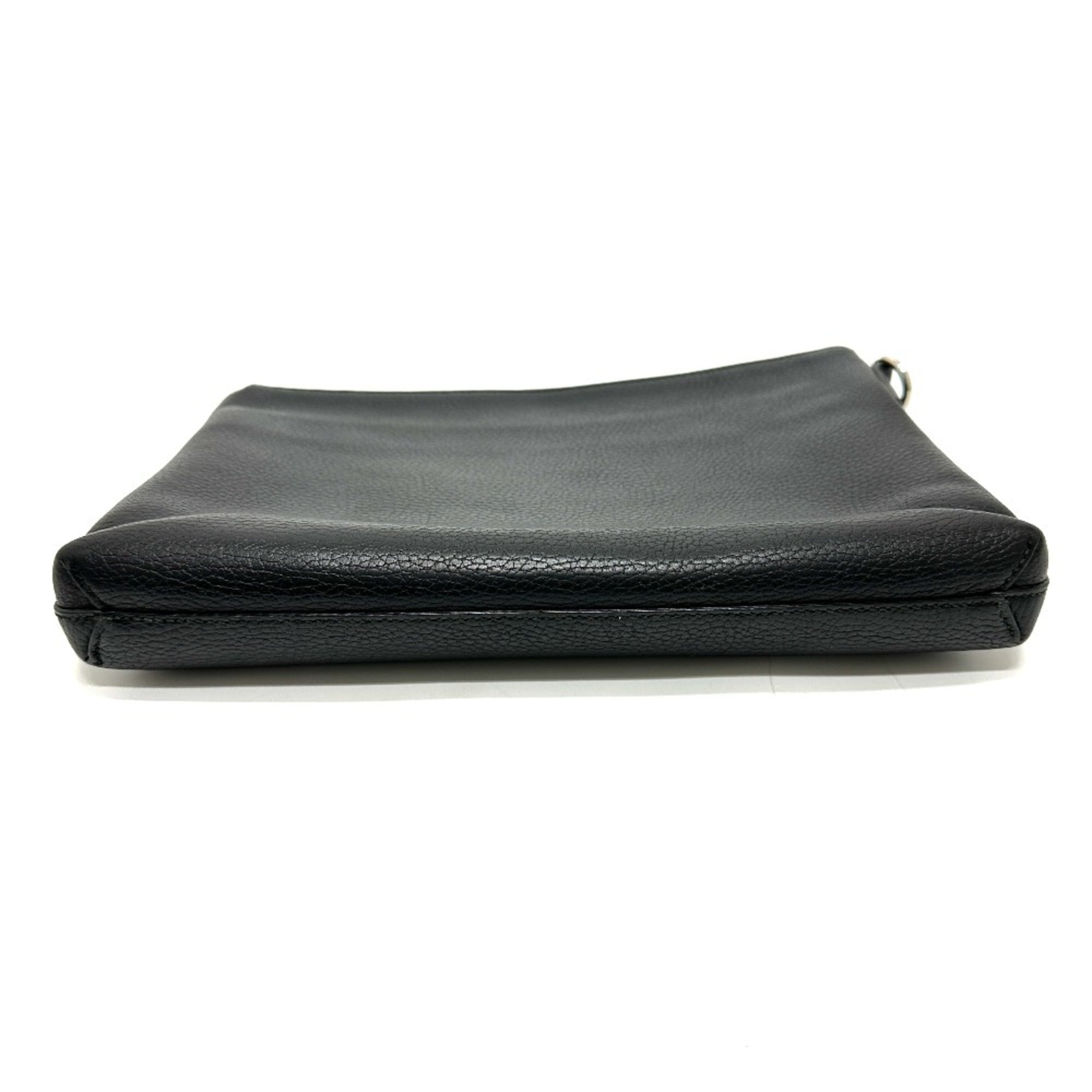 Gucci Black Leather Clutch Bag (Pre-Owned)