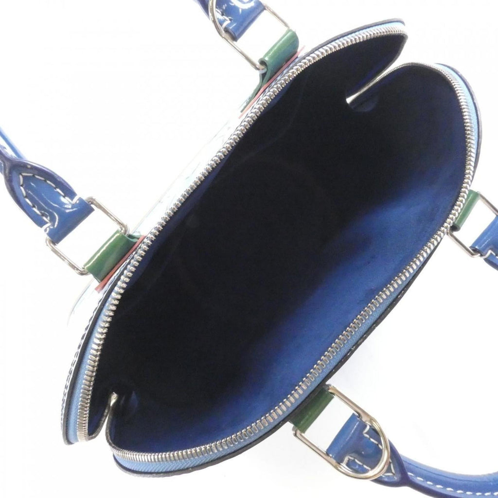 Louis Vuitton Blue Leather Handbag