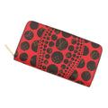 Louis Vuitton Monogram Red Color Monogram Long Wallet