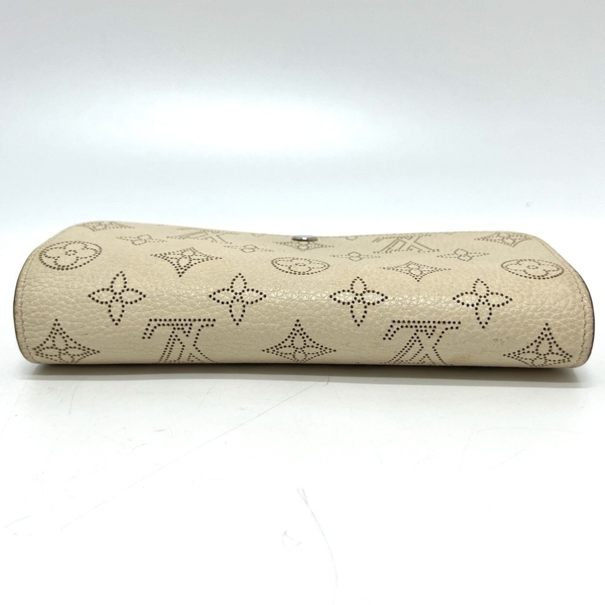 Louis Vuitton White Leather Long Wallet