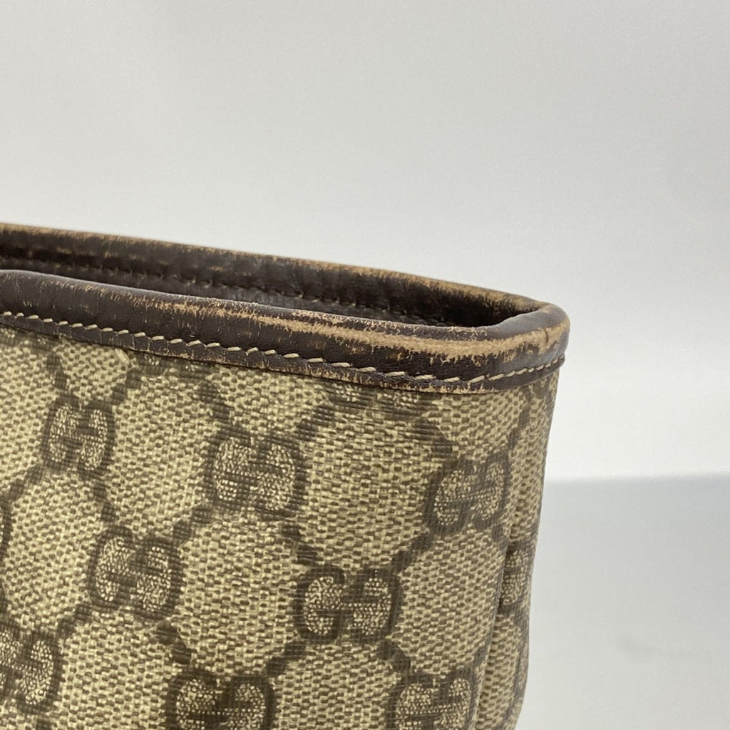 Gucci Beige Brown Pvc Tote Bag (Pre-Owned)