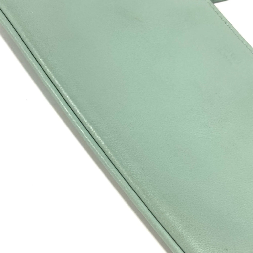Fendi Green Leather Pouch