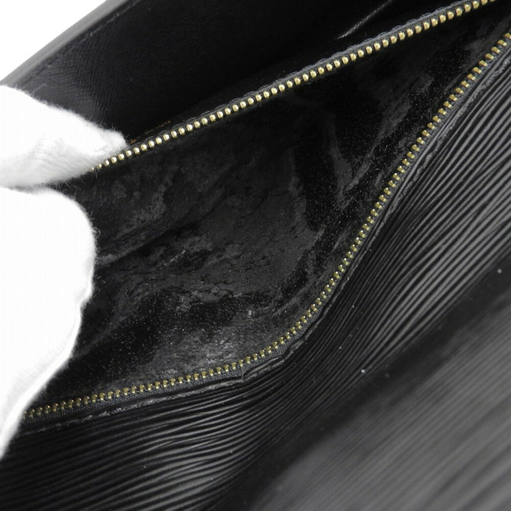 Louis Vuitton Black Noir Epi Leather Clutch Bag Pochette
