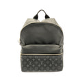 Louis Vuitton Taigarama Black Coated Canvas Leather Backpack