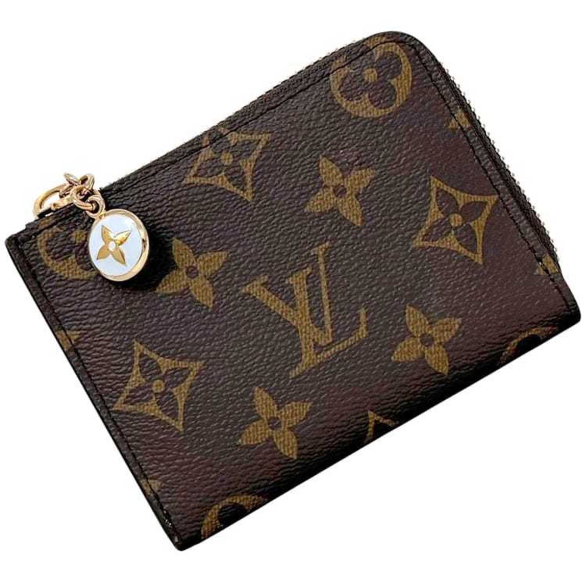 Louis Vuitton Brown Light Blue Monogram Monogram Wallet