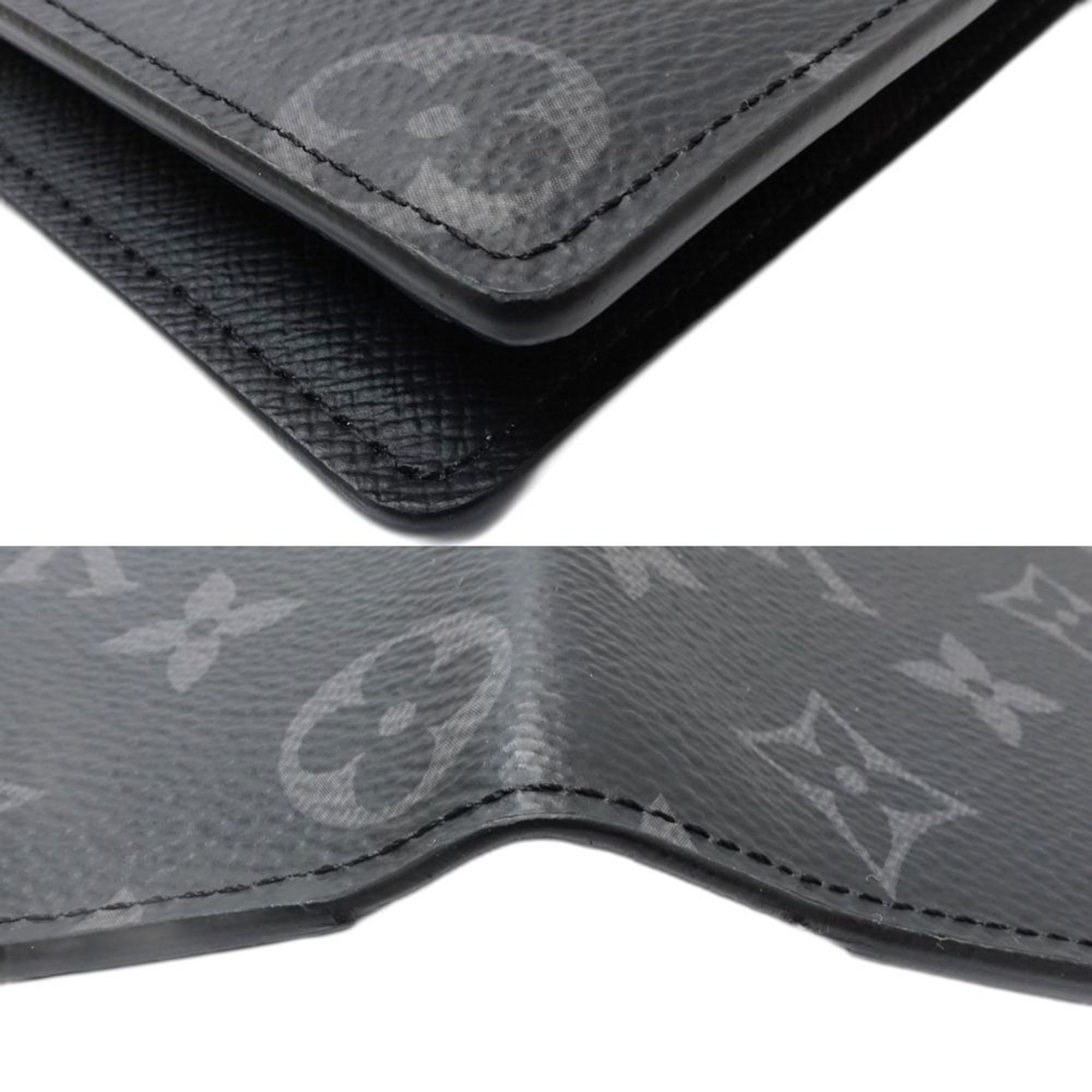 Louis Vuitton Black Monogram Eclipse Monogram Eclipse Long Wallet