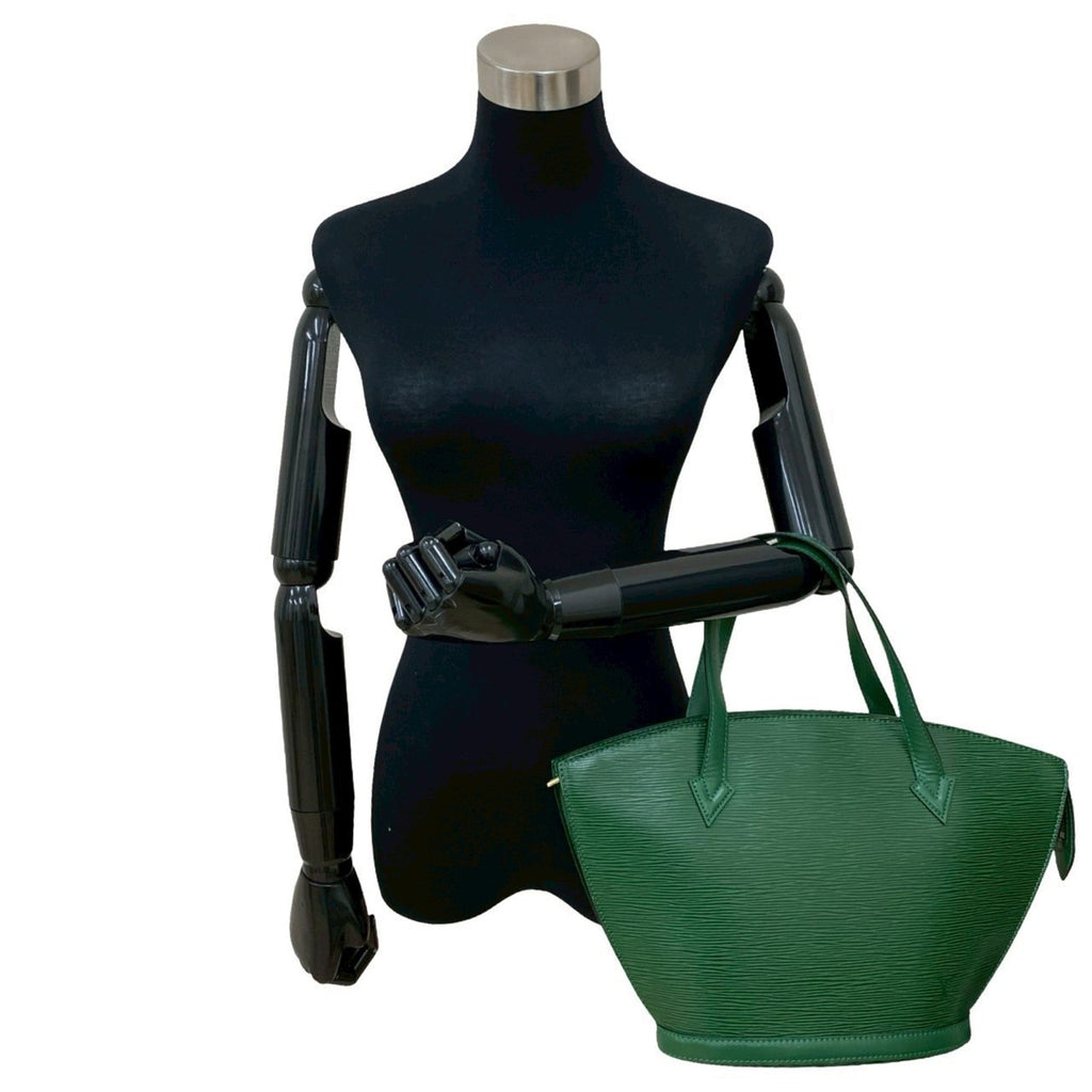 Louis Vuitton Green Epi Leather Handbag