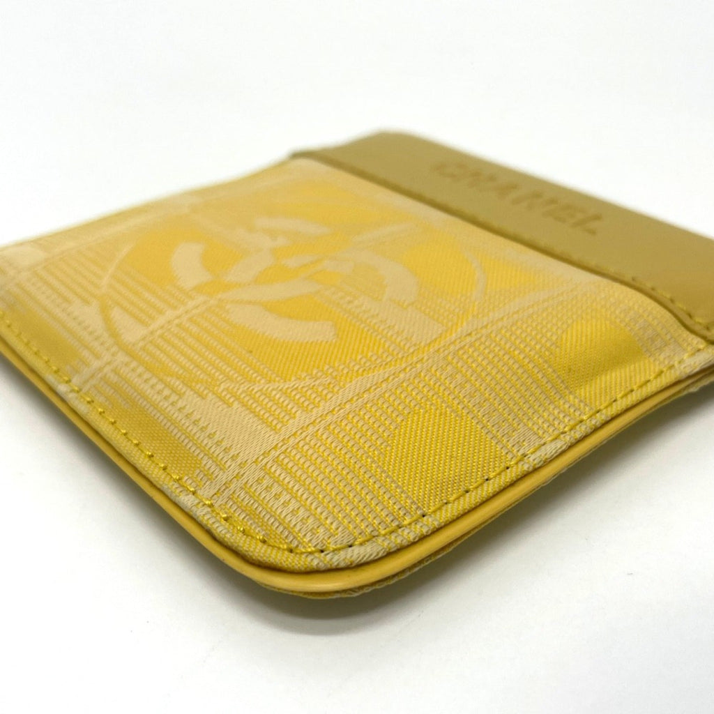 Chanel Yellow Leather Coin Purse/Coin Case