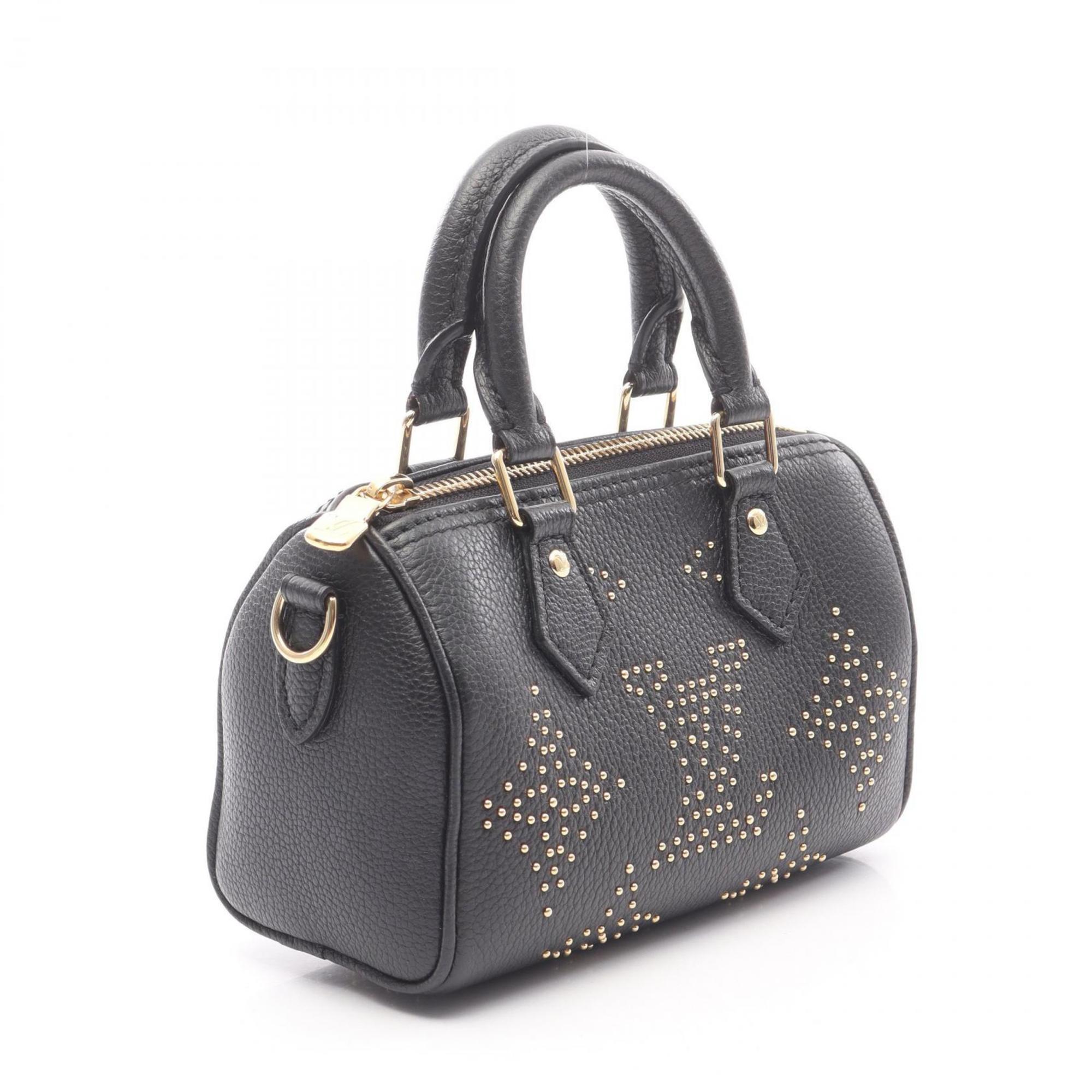 Louis Vuitton Black Leather Handbag