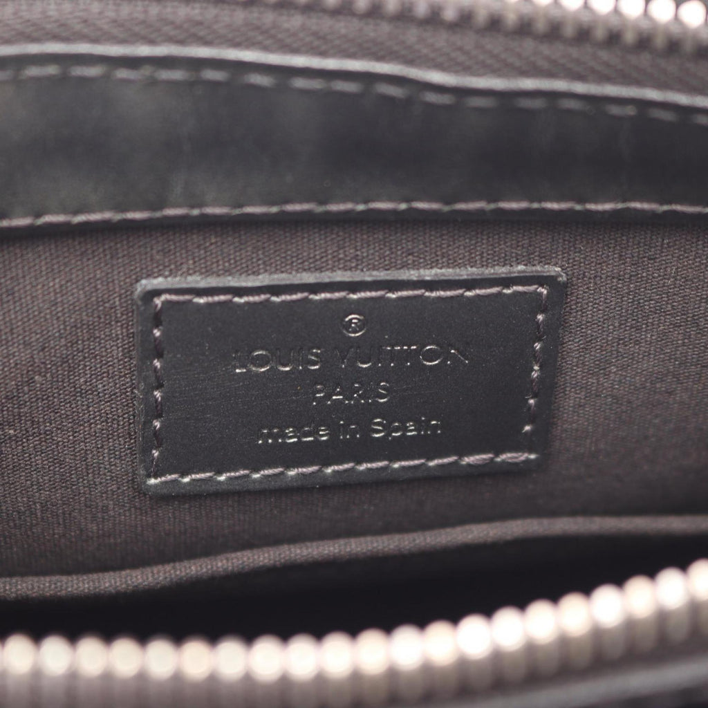 Louis Vuitton Black Leather Shoulder Bag