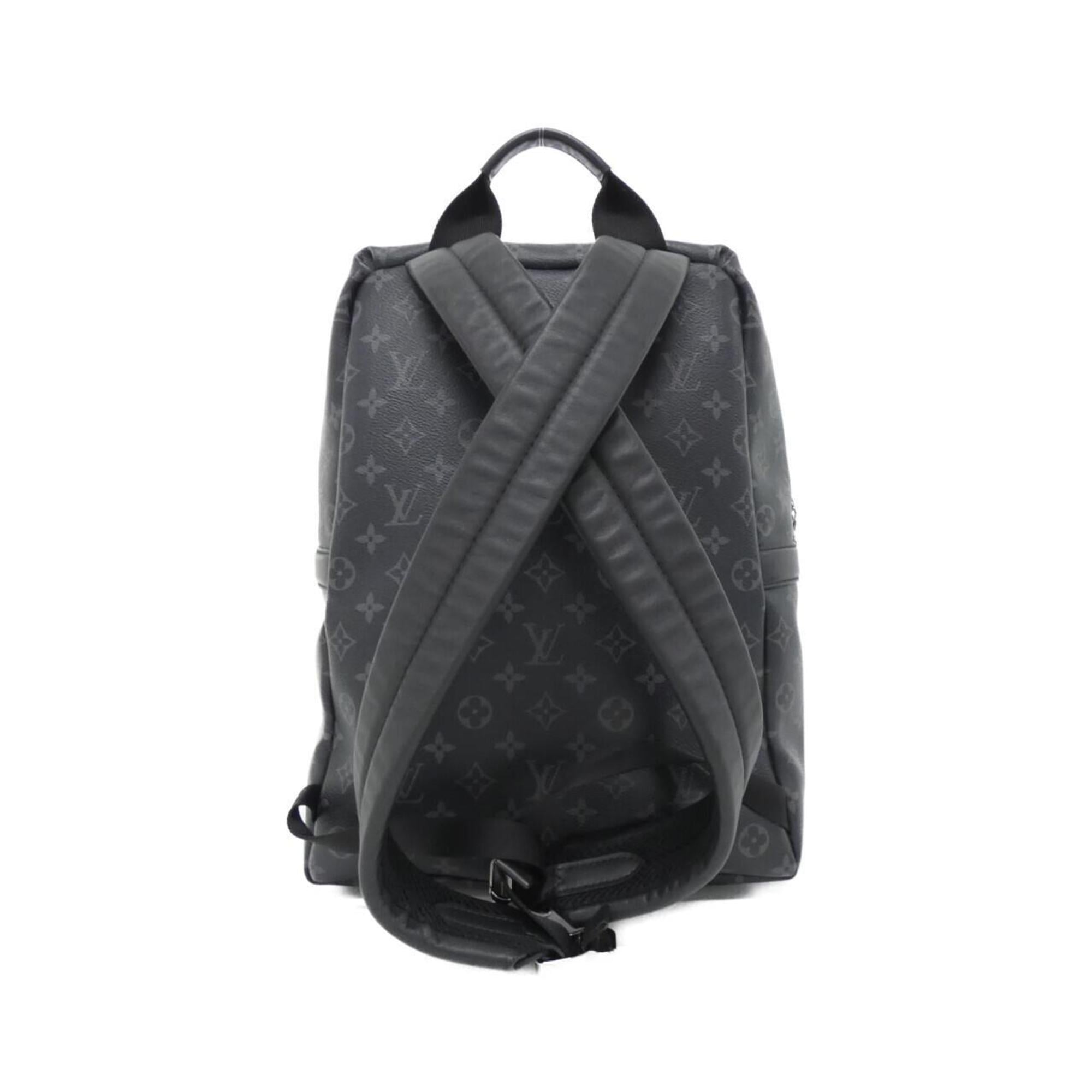 Louis Vuitton Black Coated Canvas Backpack