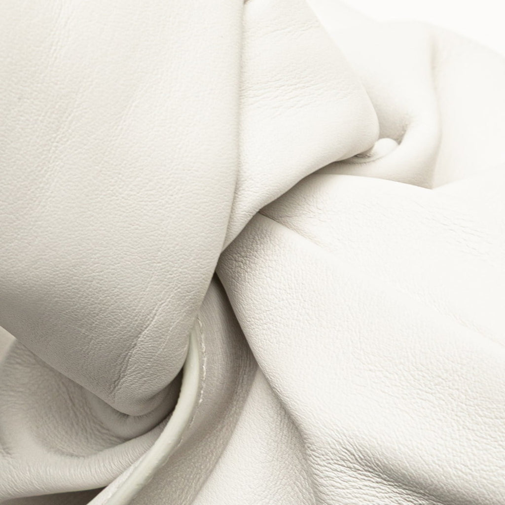 Bottega Veneta White Leather Handbag