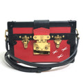 Louis Vuitton Red Leather Shoulder Bag