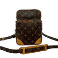 Louis Vuitton Brown Leather Pvc Pochette Shoulder Bag