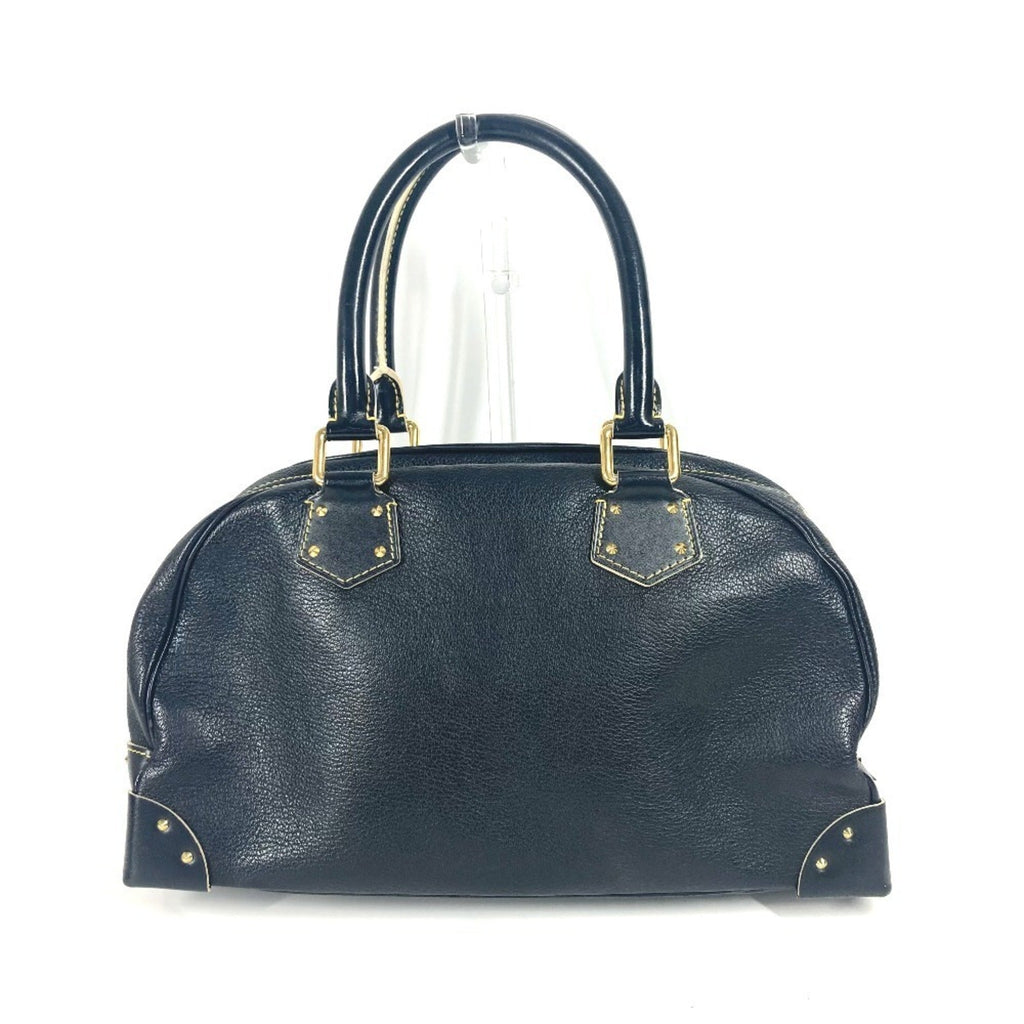 Louis Vuitton Suhali Black Noir Suhali Leather Boston Bag Handbag Shoulder Bag