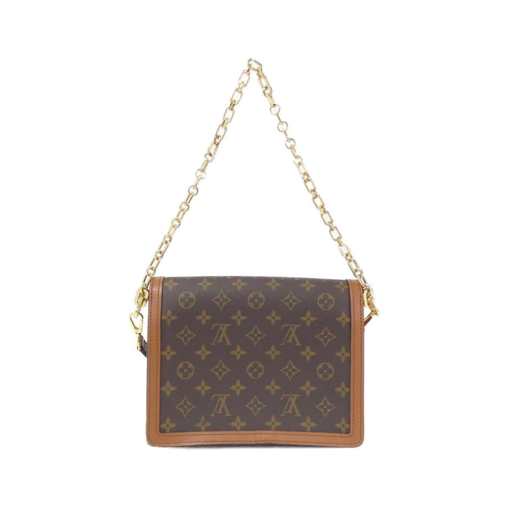 Louis Vuitton Brown Coated Canvas Shoulder Bag