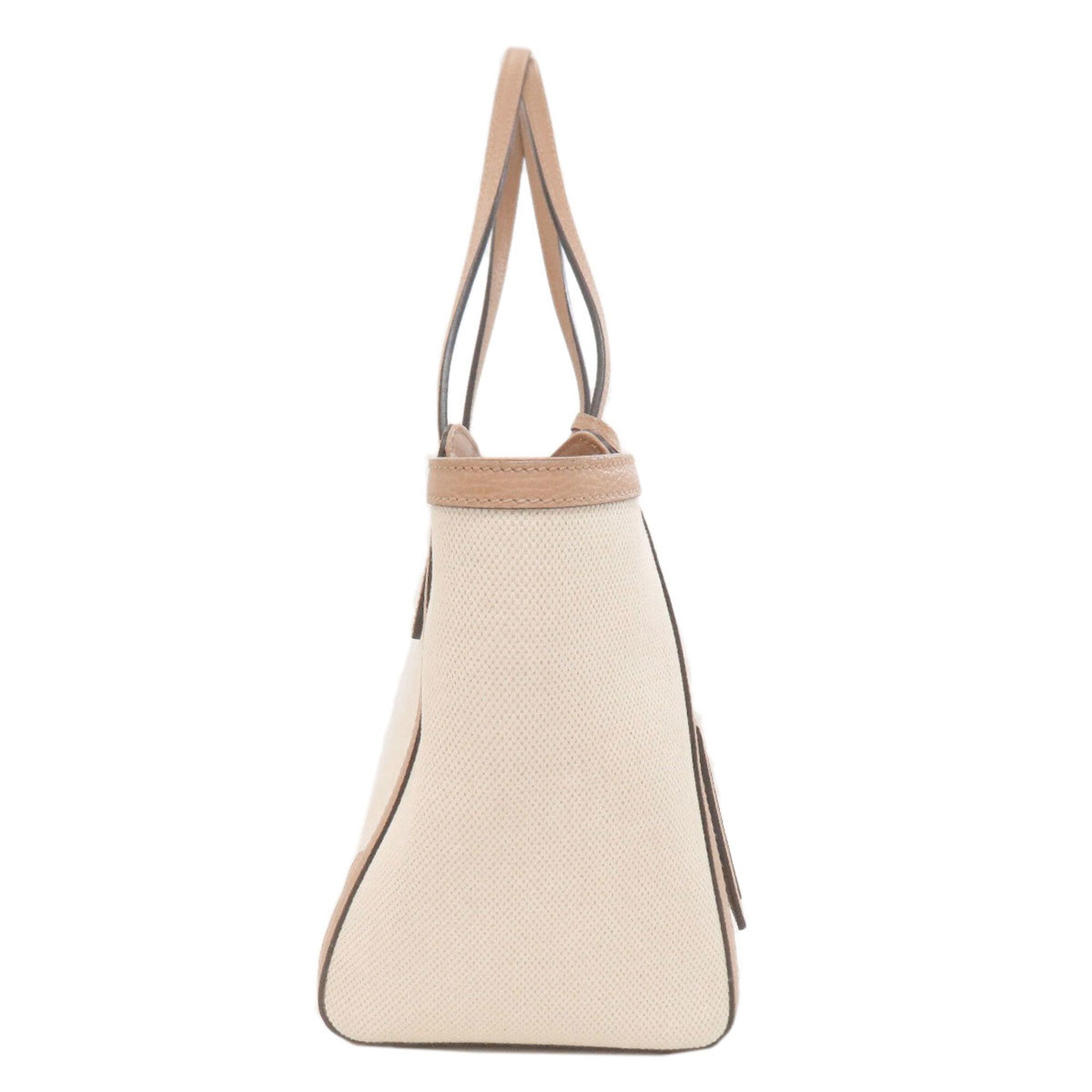 Gucci Beige Canvas Tote Bag (Pre-Owned)