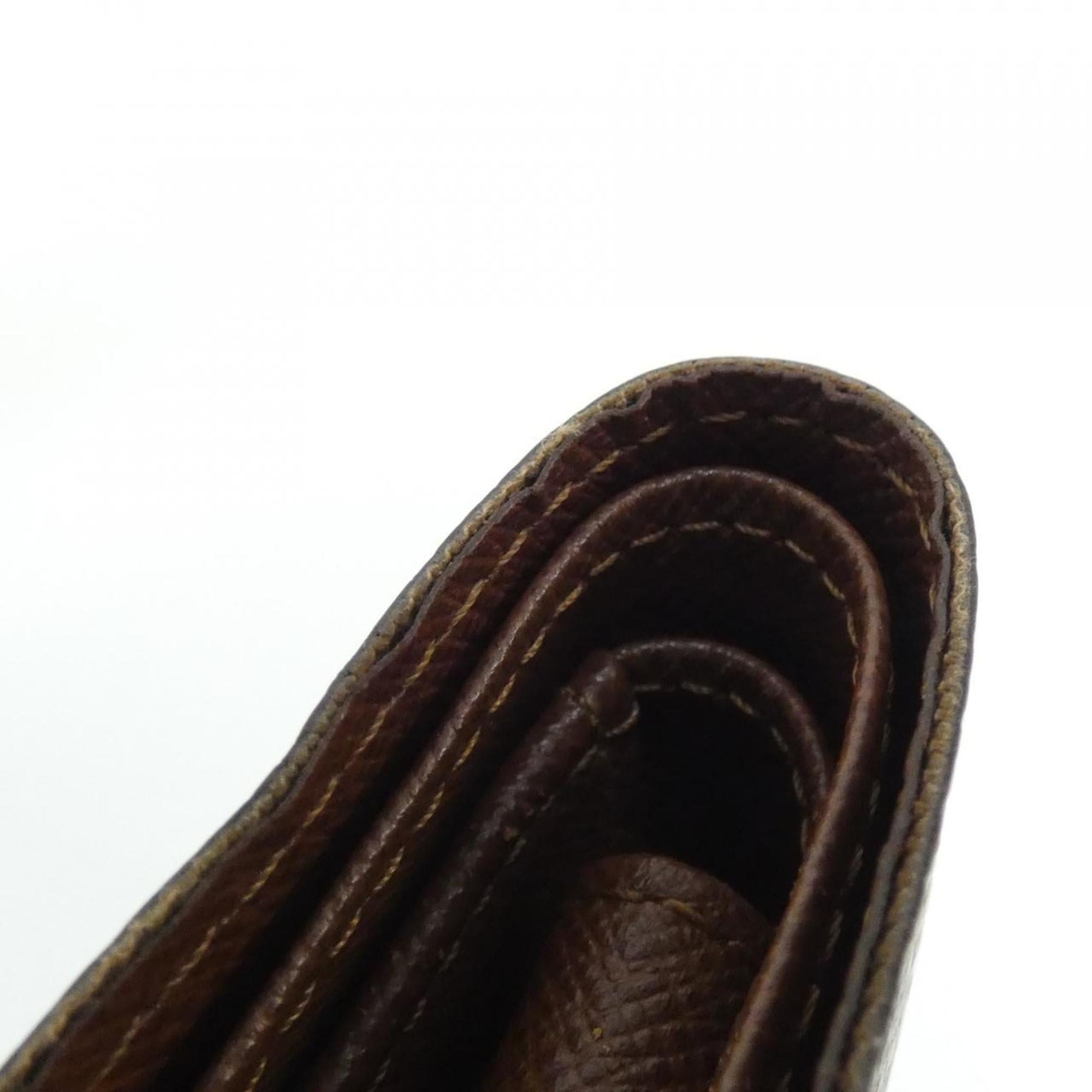 Louis Vuitton Marron Coated Canvas Wallet