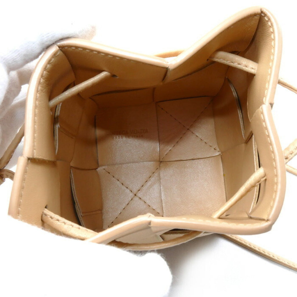 Bottega Veneta Beige Leather Shoulder Bag