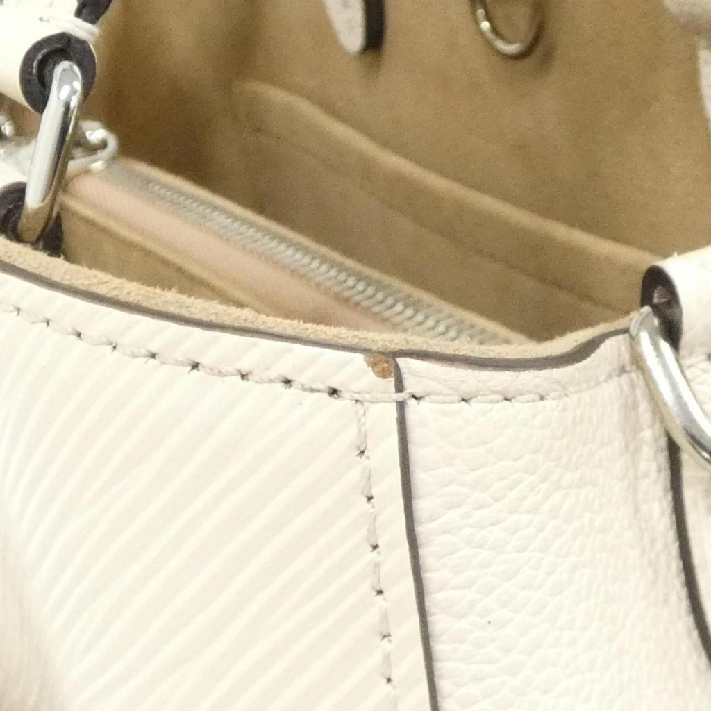 Louis Vuitton Silver Leather Handbag Shoulder Bag