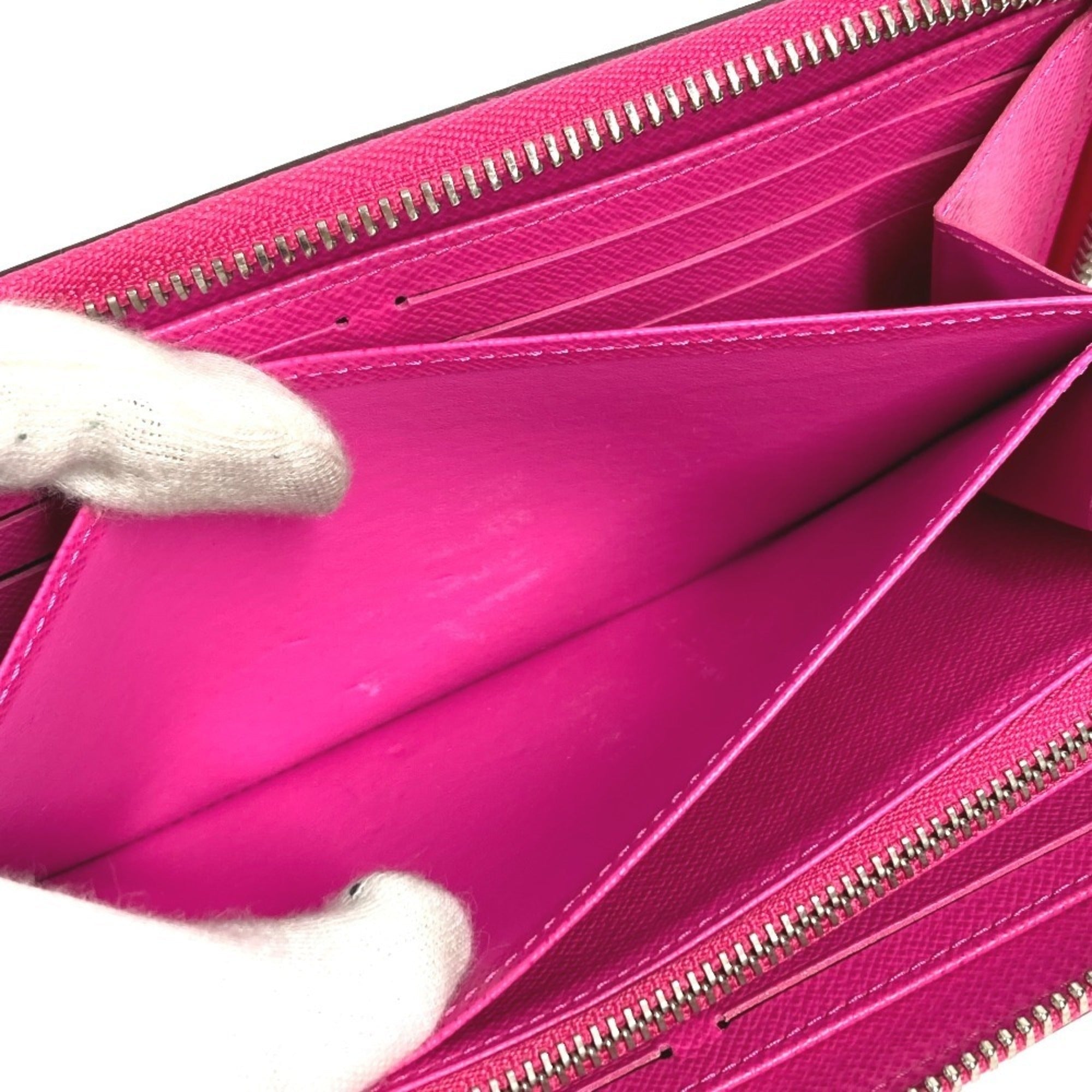 Louis Vuitton Pink Epi Leather Long Wallet