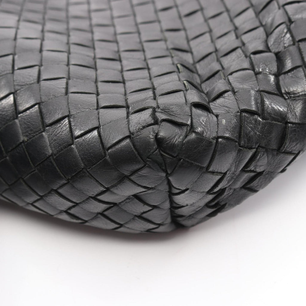 Bottega Veneta Black Leather Shoulder Bag