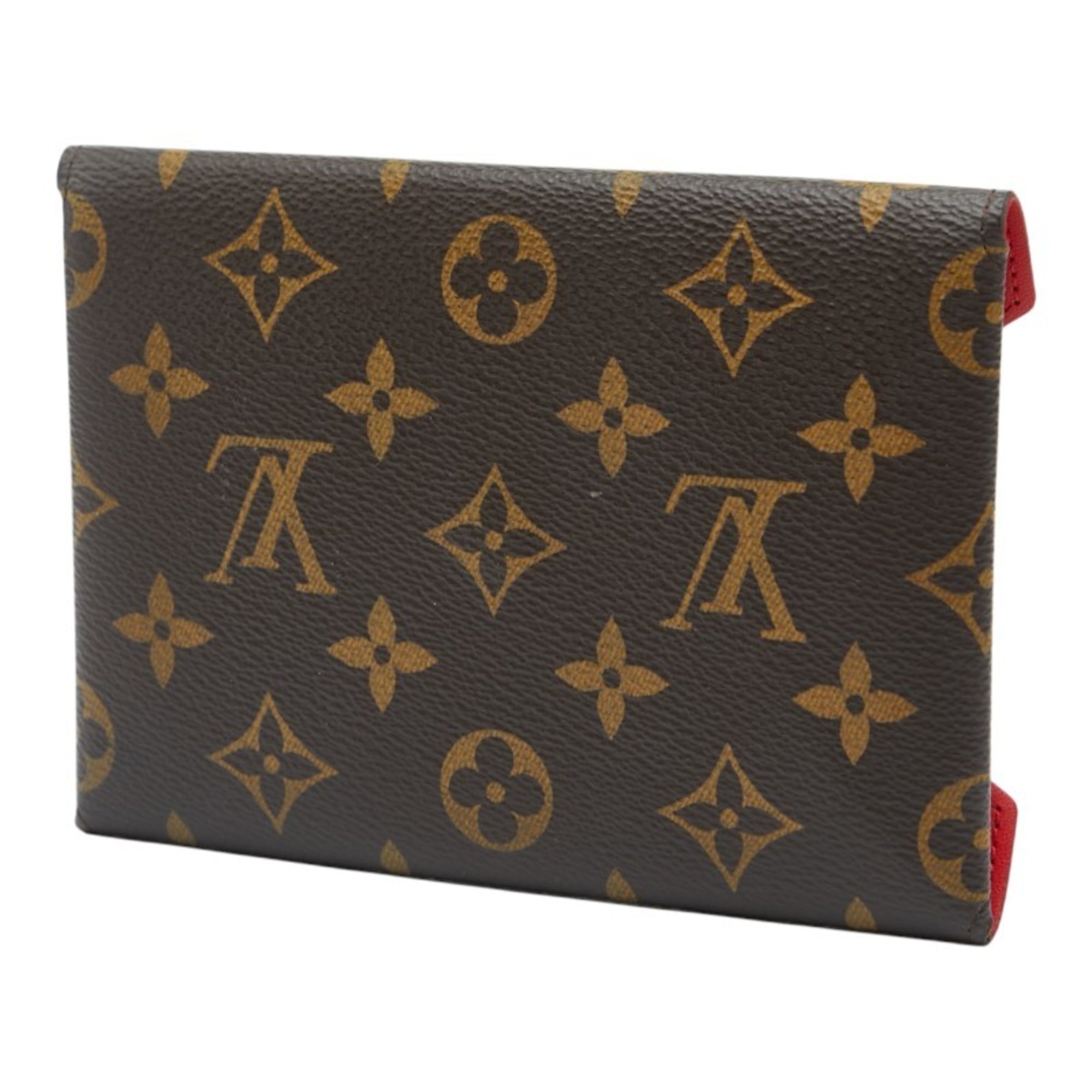 Louis Vuitton Monogram Brown Red Color Pvc Leather Pochette