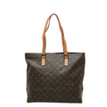 Louis Vuitton Brown Pvc Shoulder Bag Tote Bag
