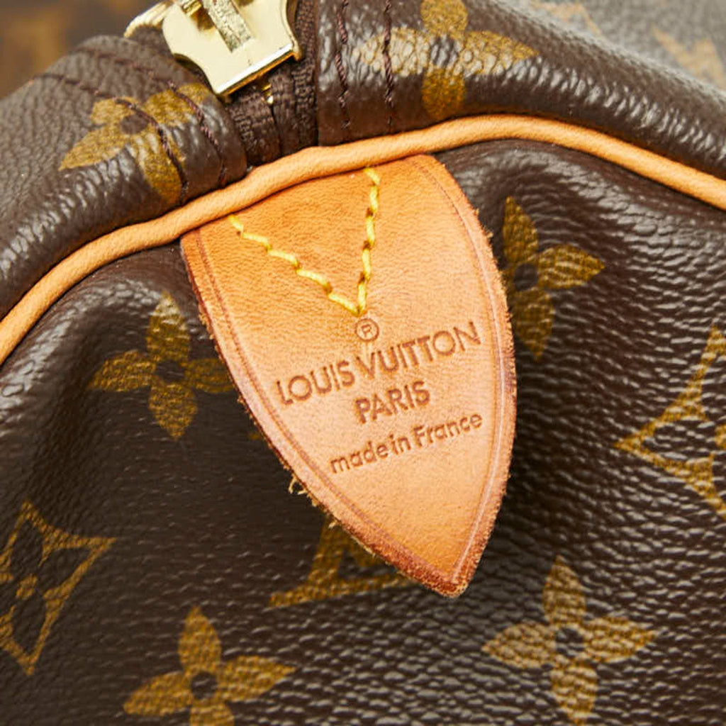 Louis Vuitton Brown Pvc Leather Boston Bag