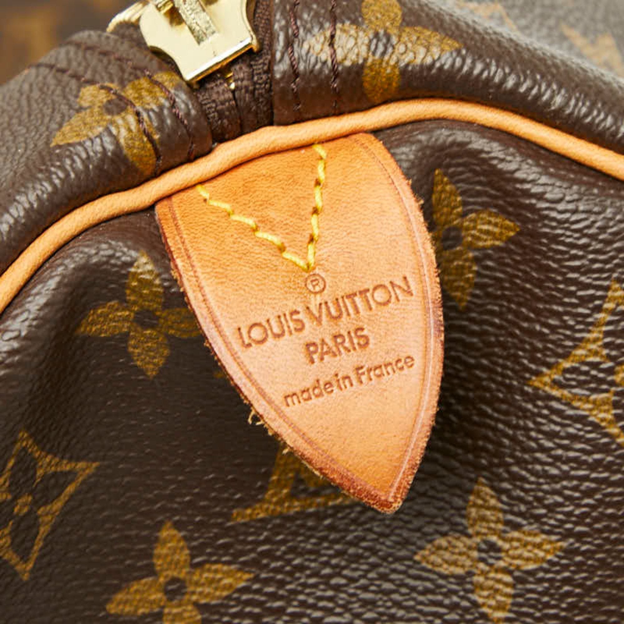 Louis Vuitton Brown Pvc Leather Boston Bag