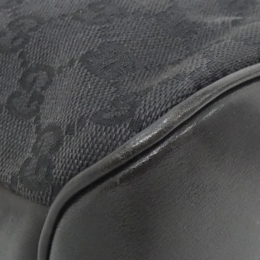 Gucci Gg Canvas Black Gg Canvas Shoulder Bag (Pre-Owned)