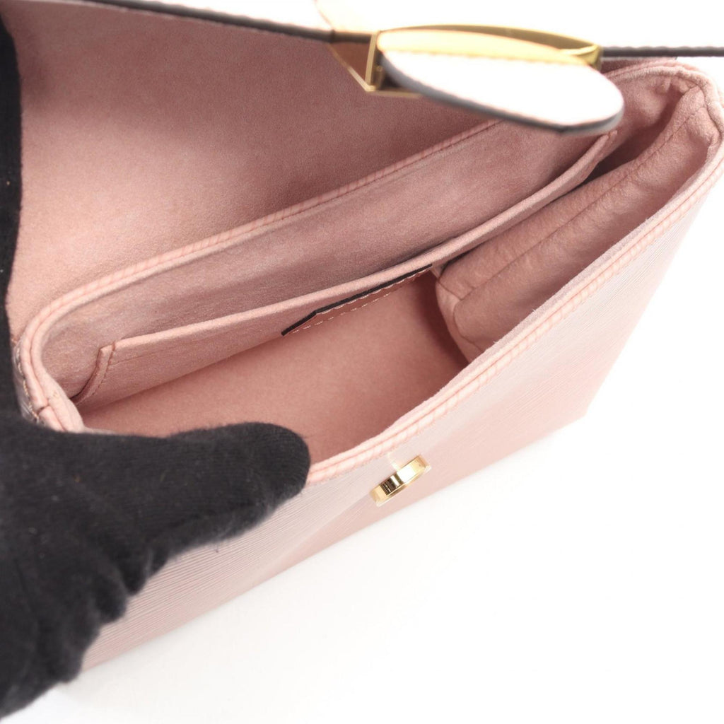 Louis Vuitton Pink Leather Handbag