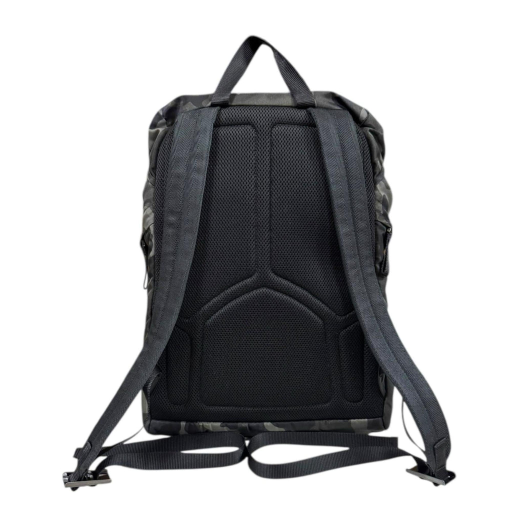 Prada Black Green Nylon Backpack