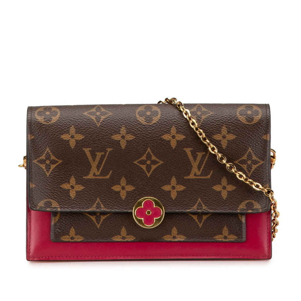 Louis Vuitton Monogram Brown Fuchsia Monogram Monogram Shoulder Bag